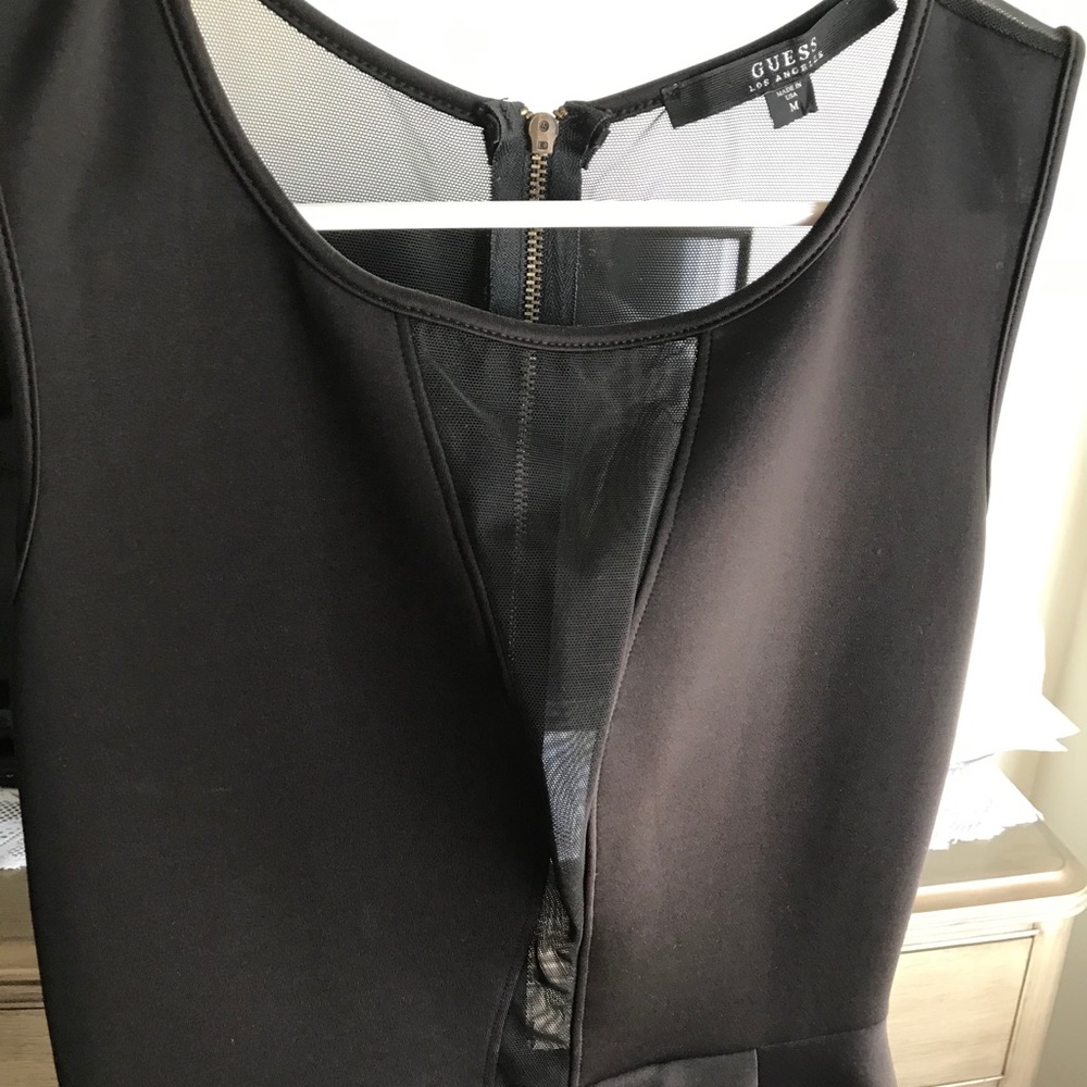GUESS Black Mesh Dress